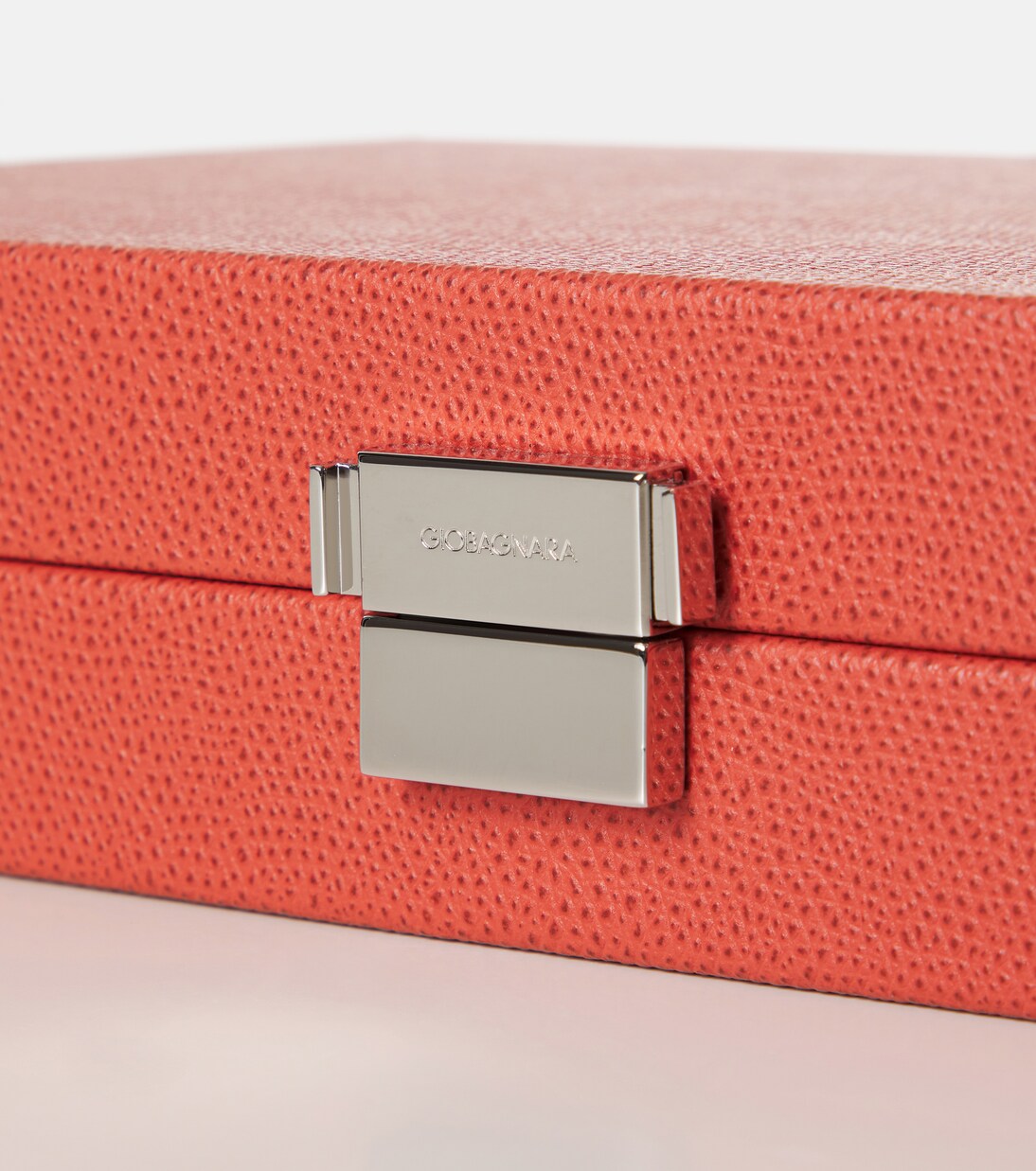 Phileas Miniature leather backgammon case | Giobagnara