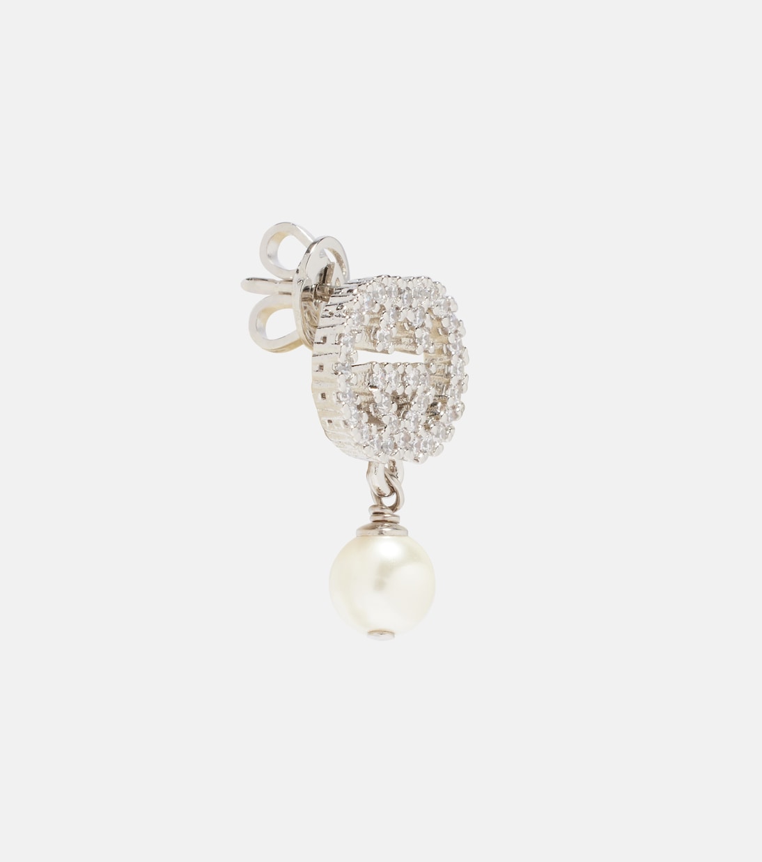 Interlocking G embellished drop earrings | Gucci