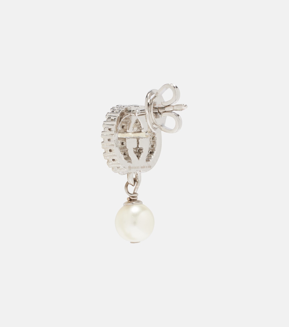 Interlocking G embellished drop earrings | Gucci