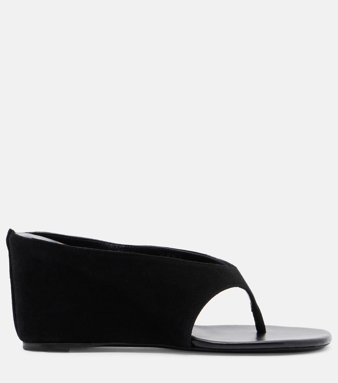 Yaga leather wedge thong sandals | JUDE