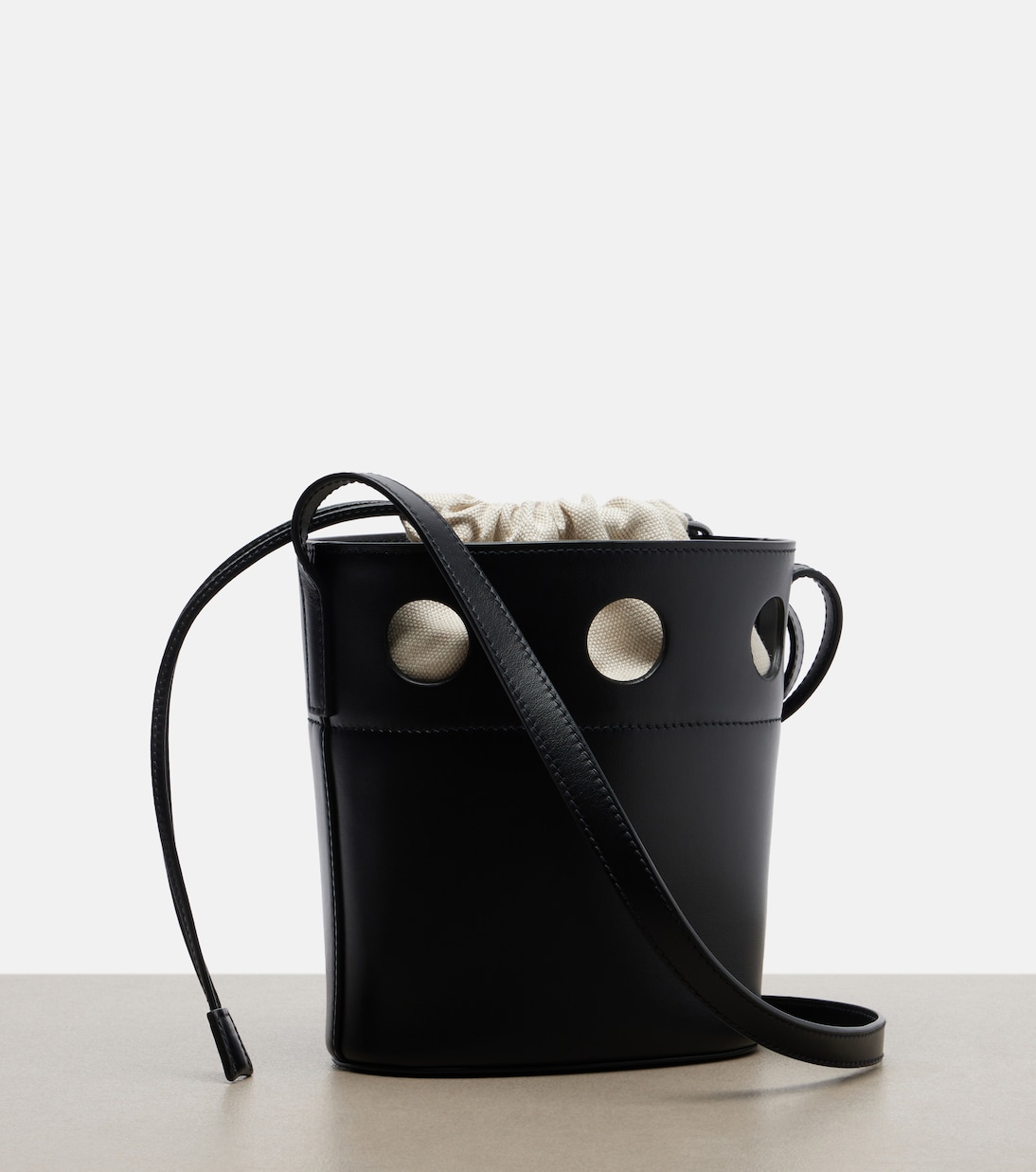 Leather bucket bag | Miu Miu