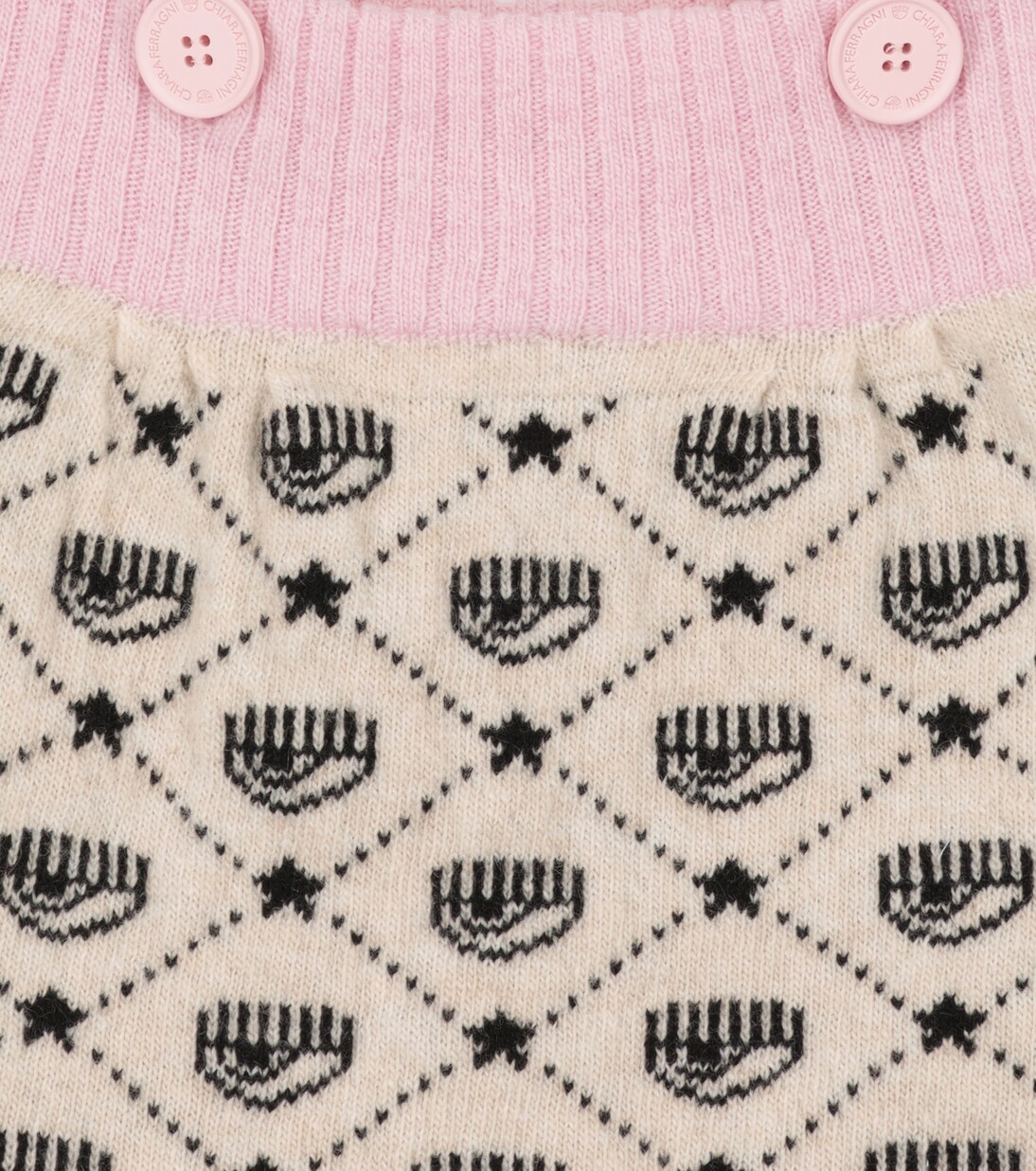 x Chiara Ferragni Baby Eyestar bodysuit | Monnalisa