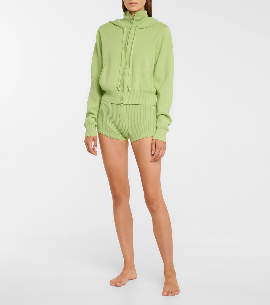 Shorts aus Rippstrick | Live The Process