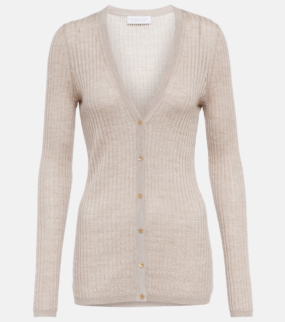 Emma pointelle cashmere and silk cardigan | Gabriela Hearst