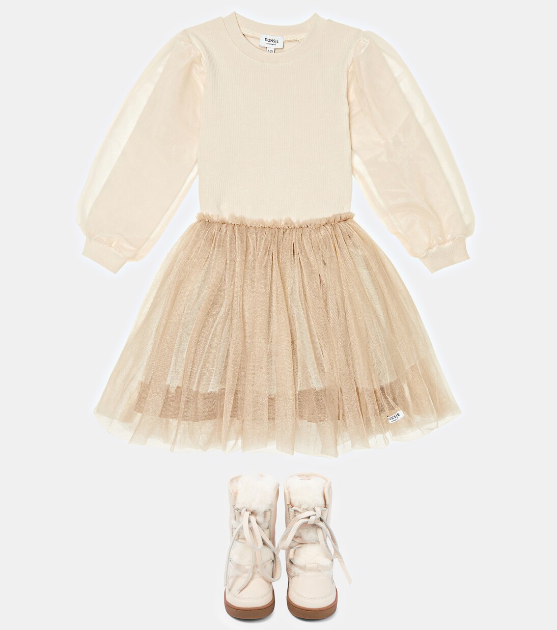 Gonna Fay in tulle metallizzato | Donsje