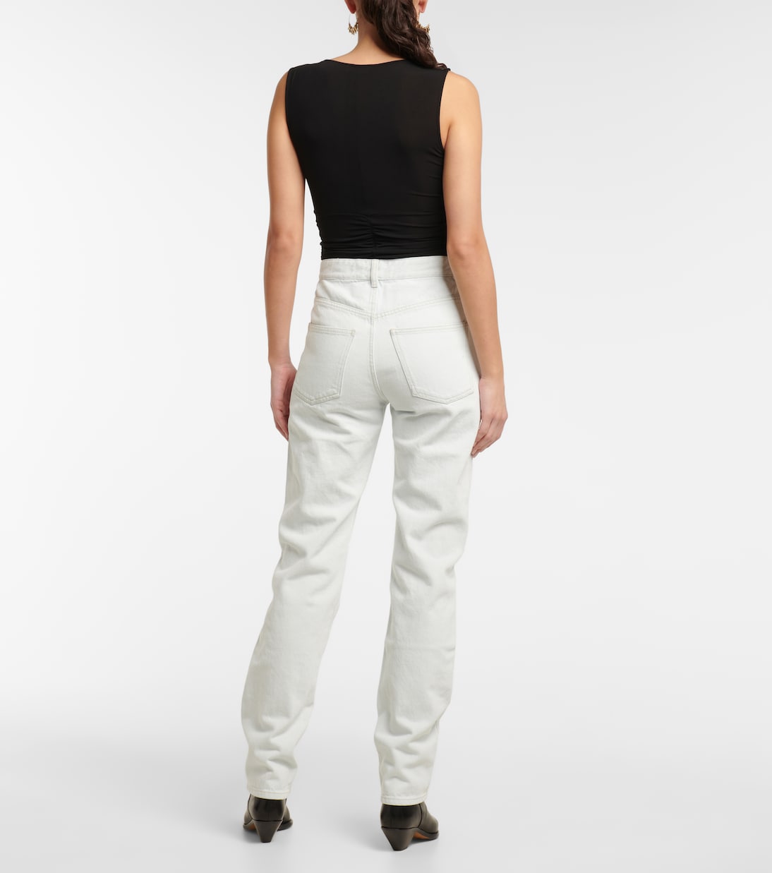 High-Rise Straight Jeans Vendelia | Marant Etoile
