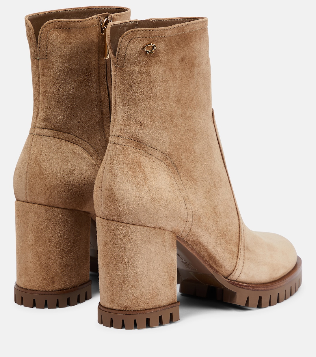 Ankle Boots Timber aus Veloursleder | Gianvito Rossi