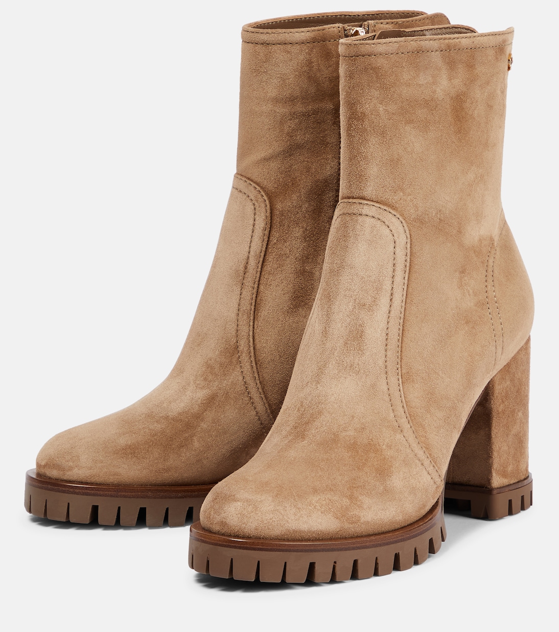 Ankle Boots Timber aus Veloursleder | Gianvito Rossi