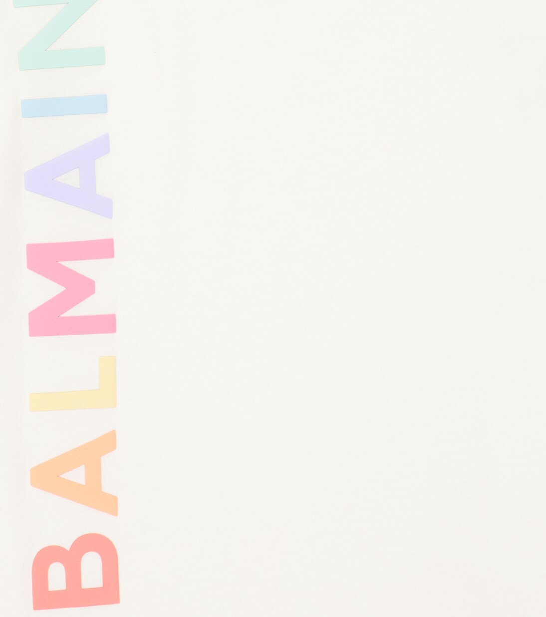 Logo cotton jersey T-shirt | Balmain Kids