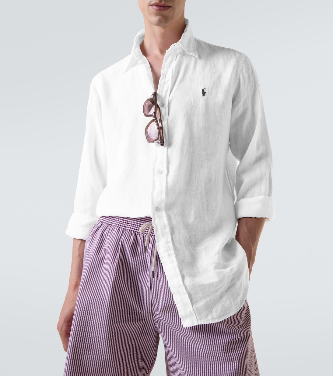 Chemise brodé en lin | Polo Ralph Lauren