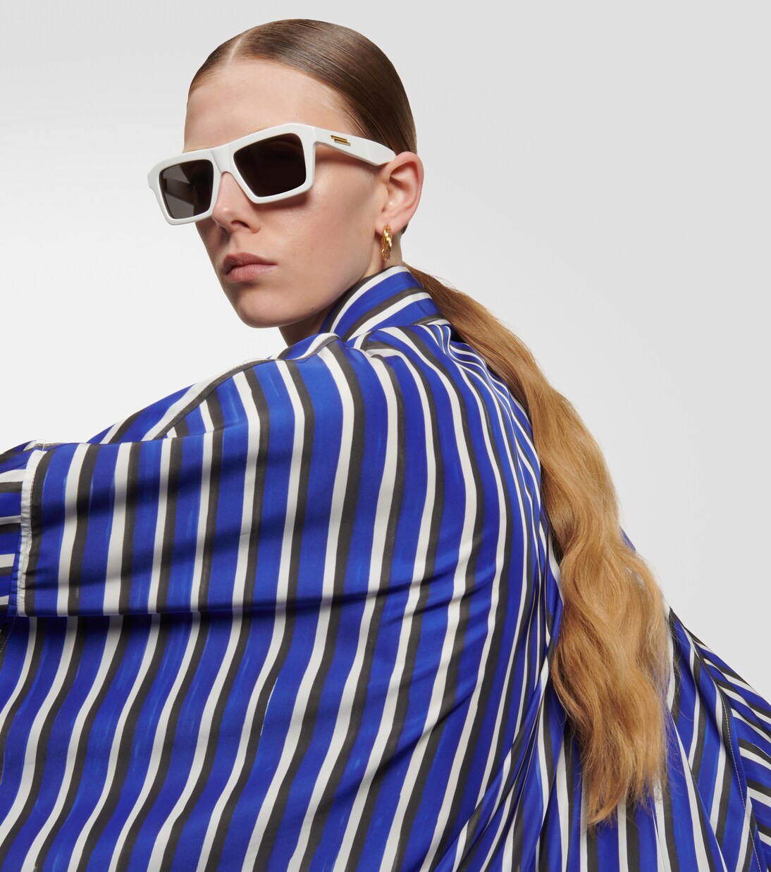 렉탱귤러 선글라스 | Bottega Veneta