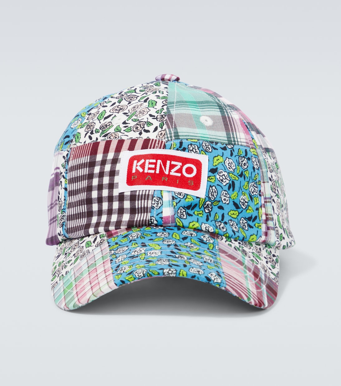 Gorra de algodón y seda a cuadros | Kenzo