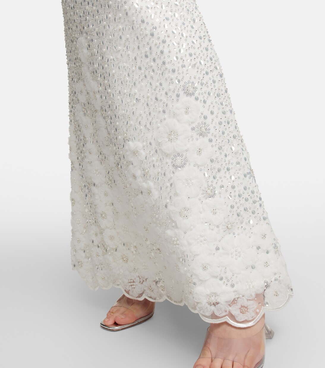 Embellished maxi skirt | Self-Portrait