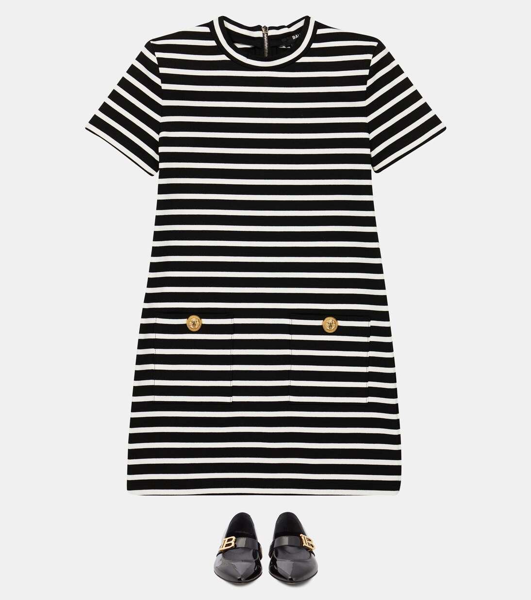 Patent leather ballet flats | Balmain Kids