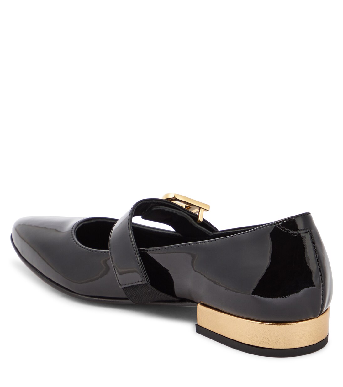 Patent leather ballet flats | Balmain Kids