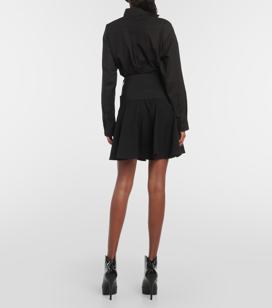 Belted wool miniskirt | Alaïa