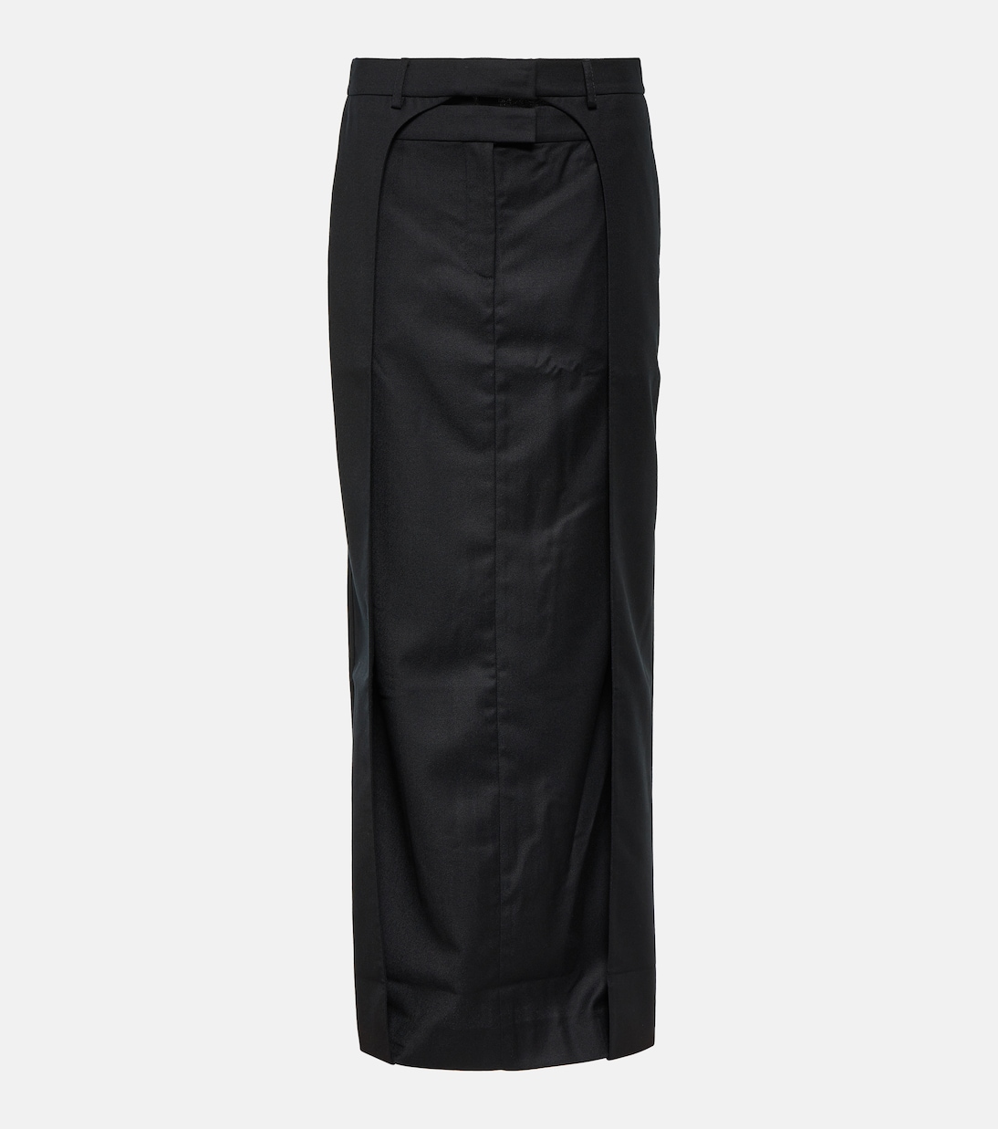 Fera pleated wool maxi skirt | Aya Muse