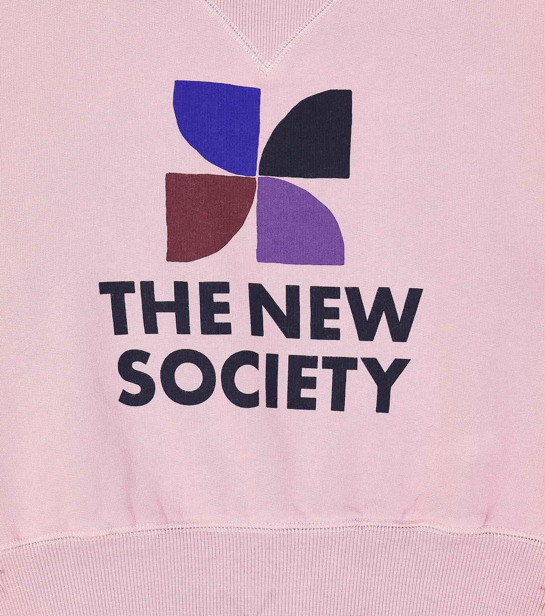 Amara logo cotton jersey sweatshirt | The New Society