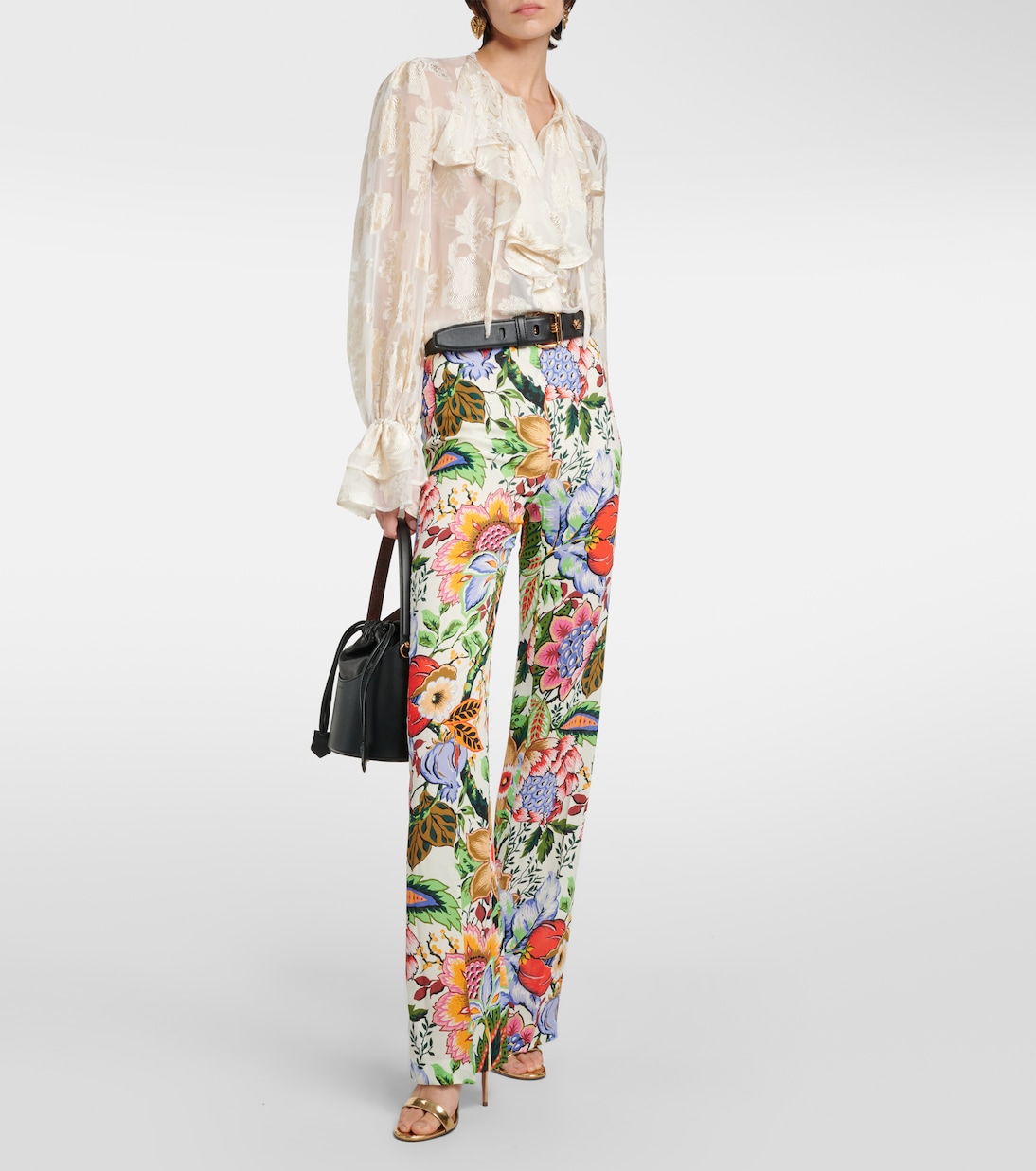 Gerade High-Rise-Hose | Etro