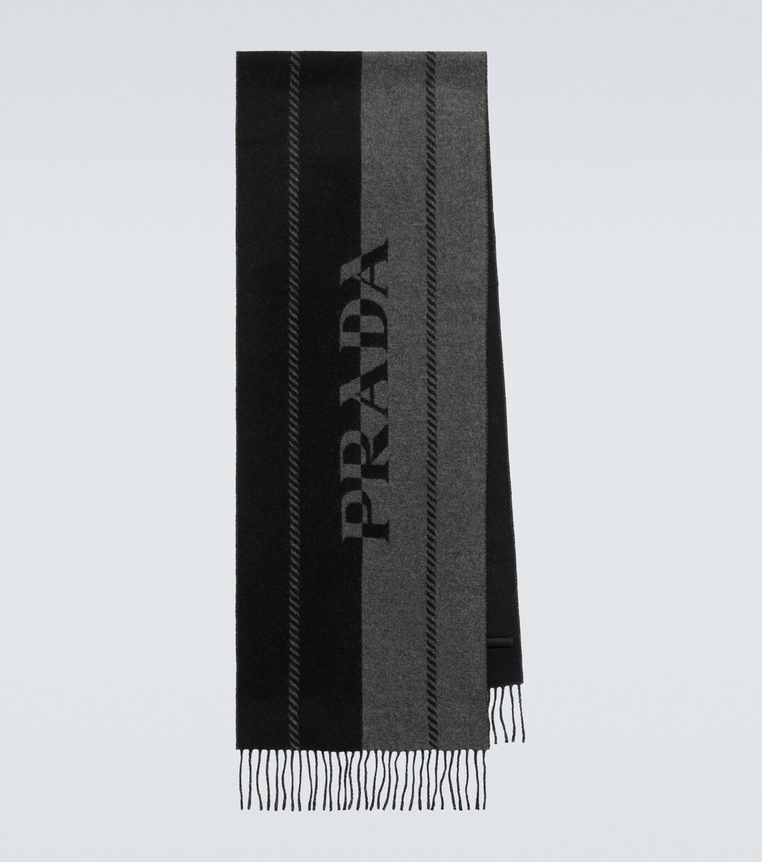 Schal aus Woll-Jacquard | Prada