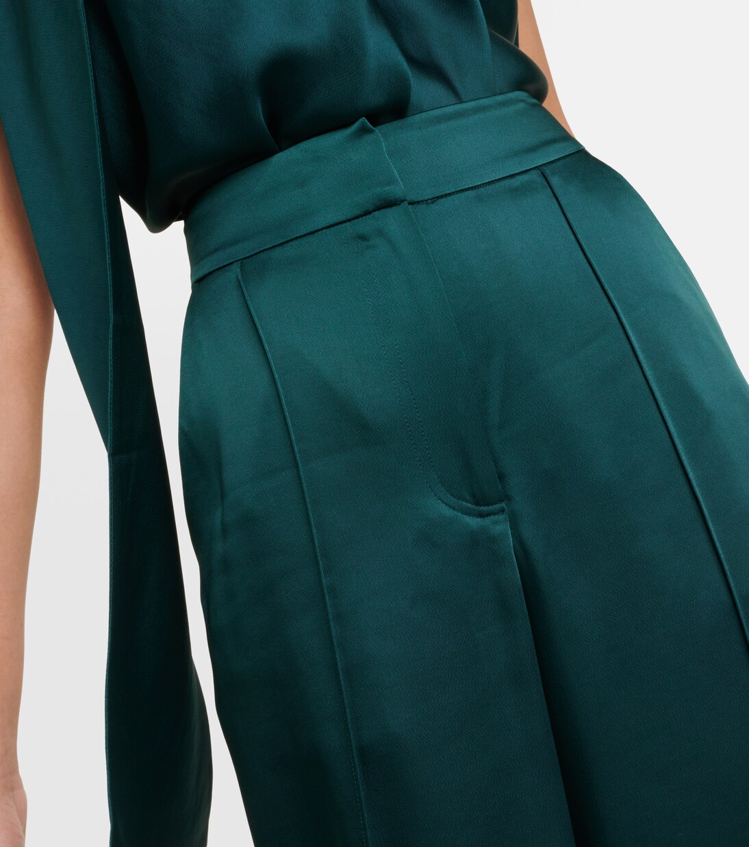 Pantalon ample Kyra en satin | Simkhai