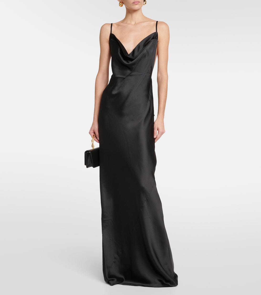 Satin slip dress | Norma Kamali