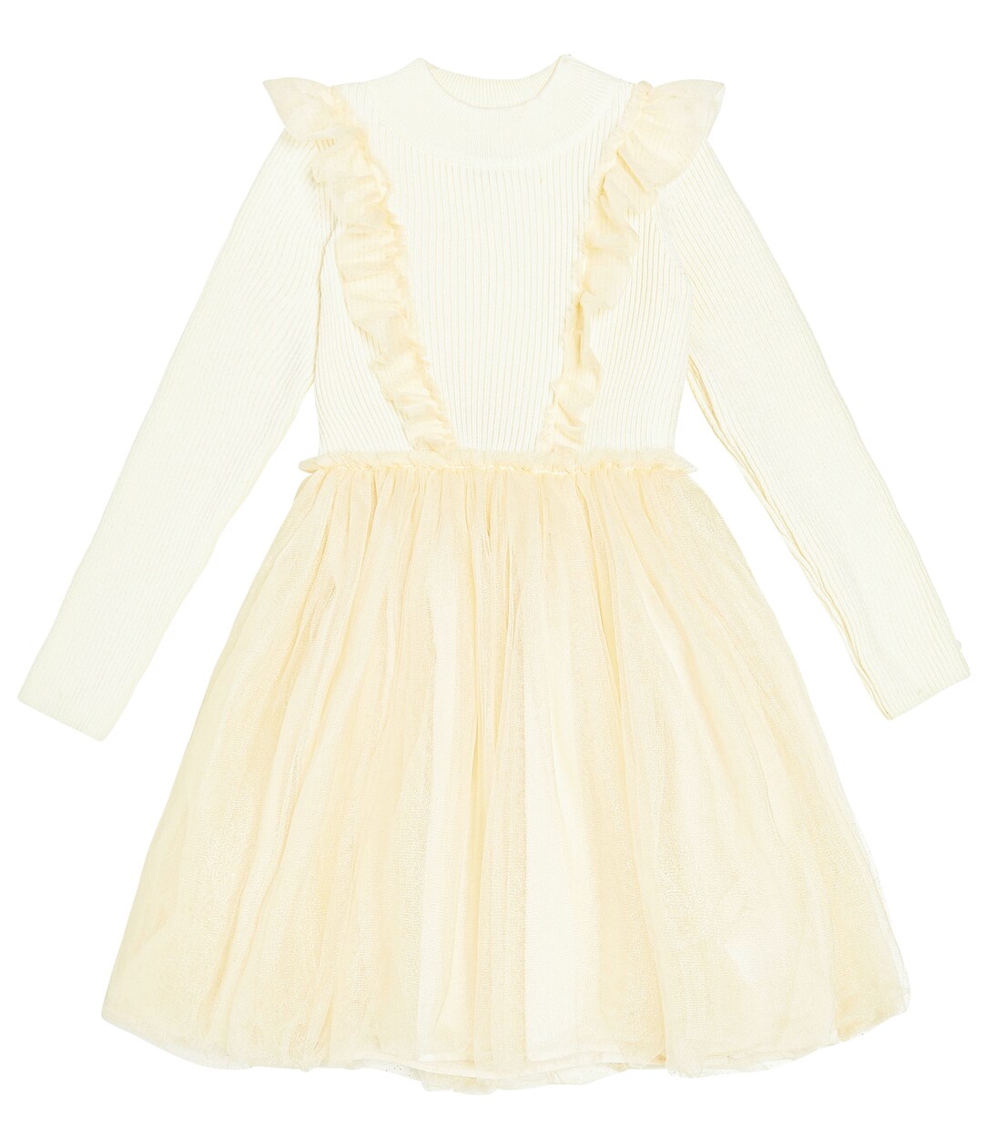 Flovos ribbed-knit tulle dress | Donsje
