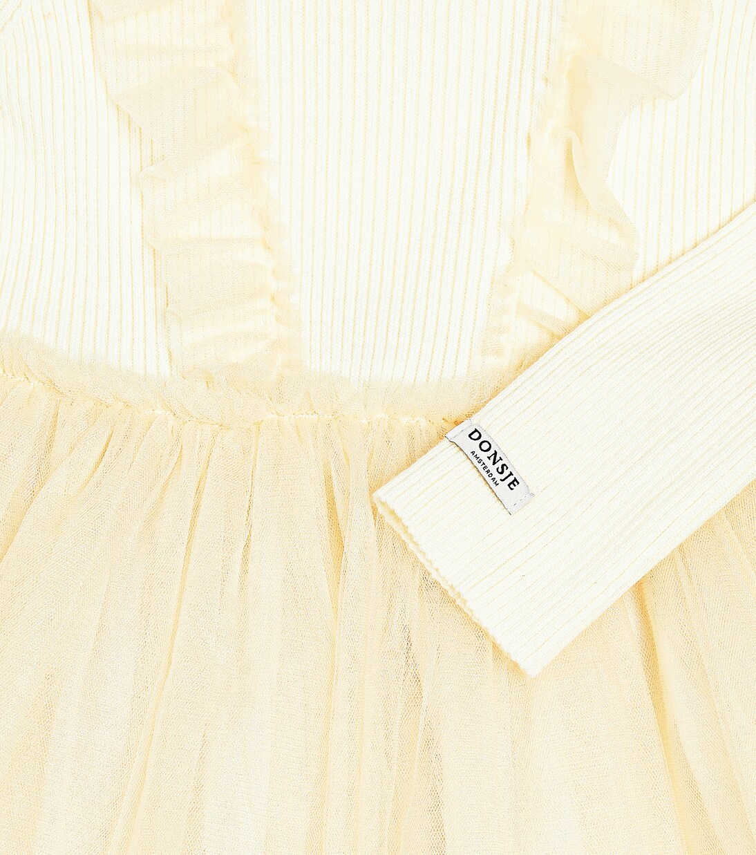 Flovos ribbed-knit tulle dress | Donsje