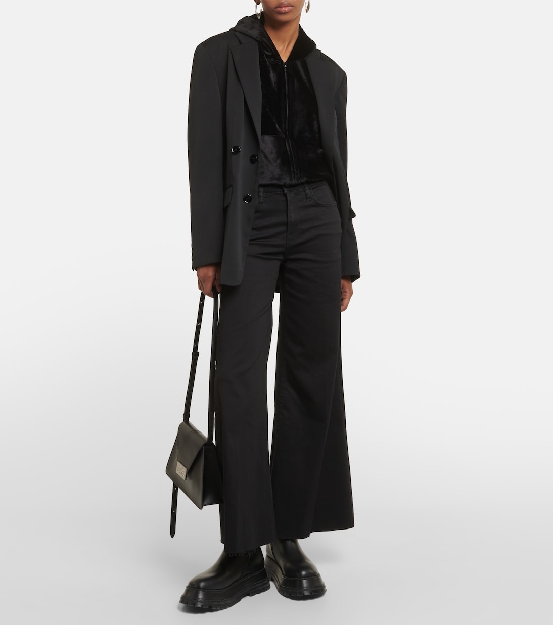 Wide-Leg Jeans Le Palazzo Crop | Frame