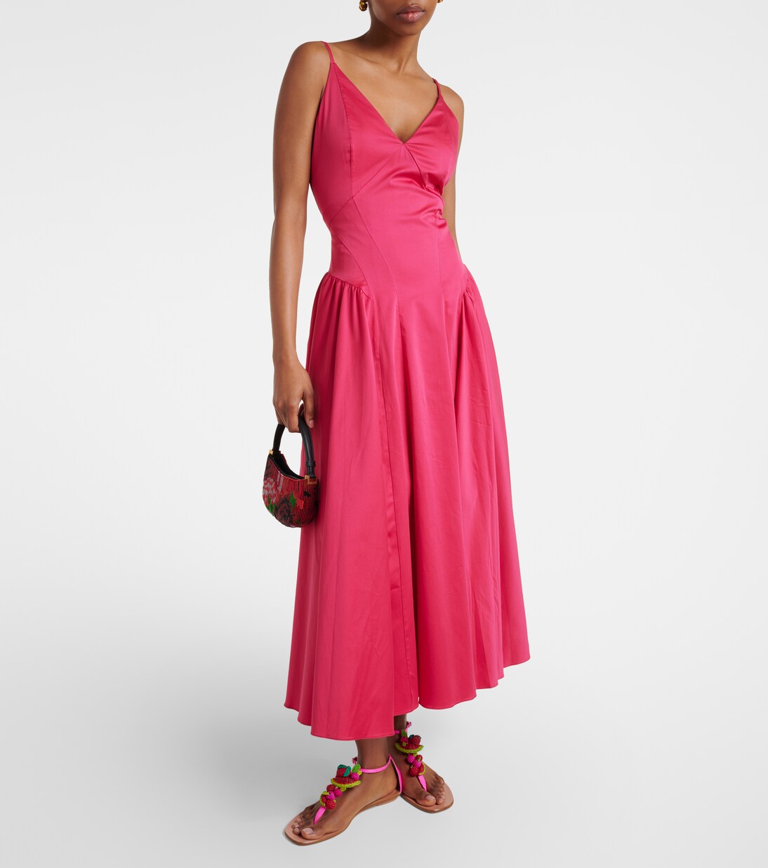 Sandalen Strawberry Punch aus Raffiabast | Aquazzura