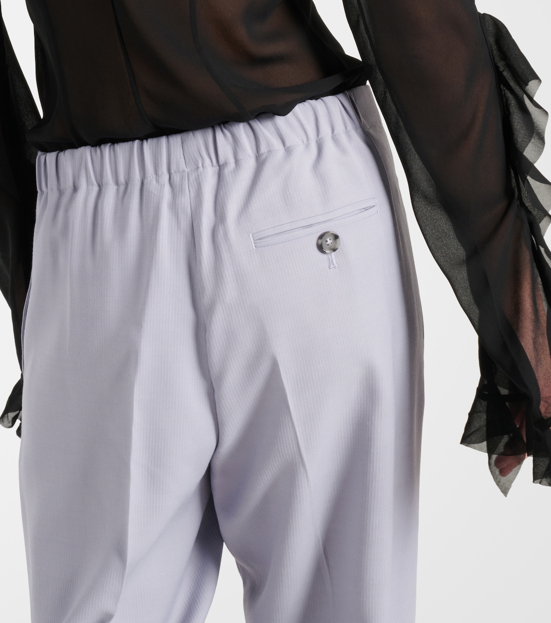 Weite Mid-Rise-Hose | Acne Studios