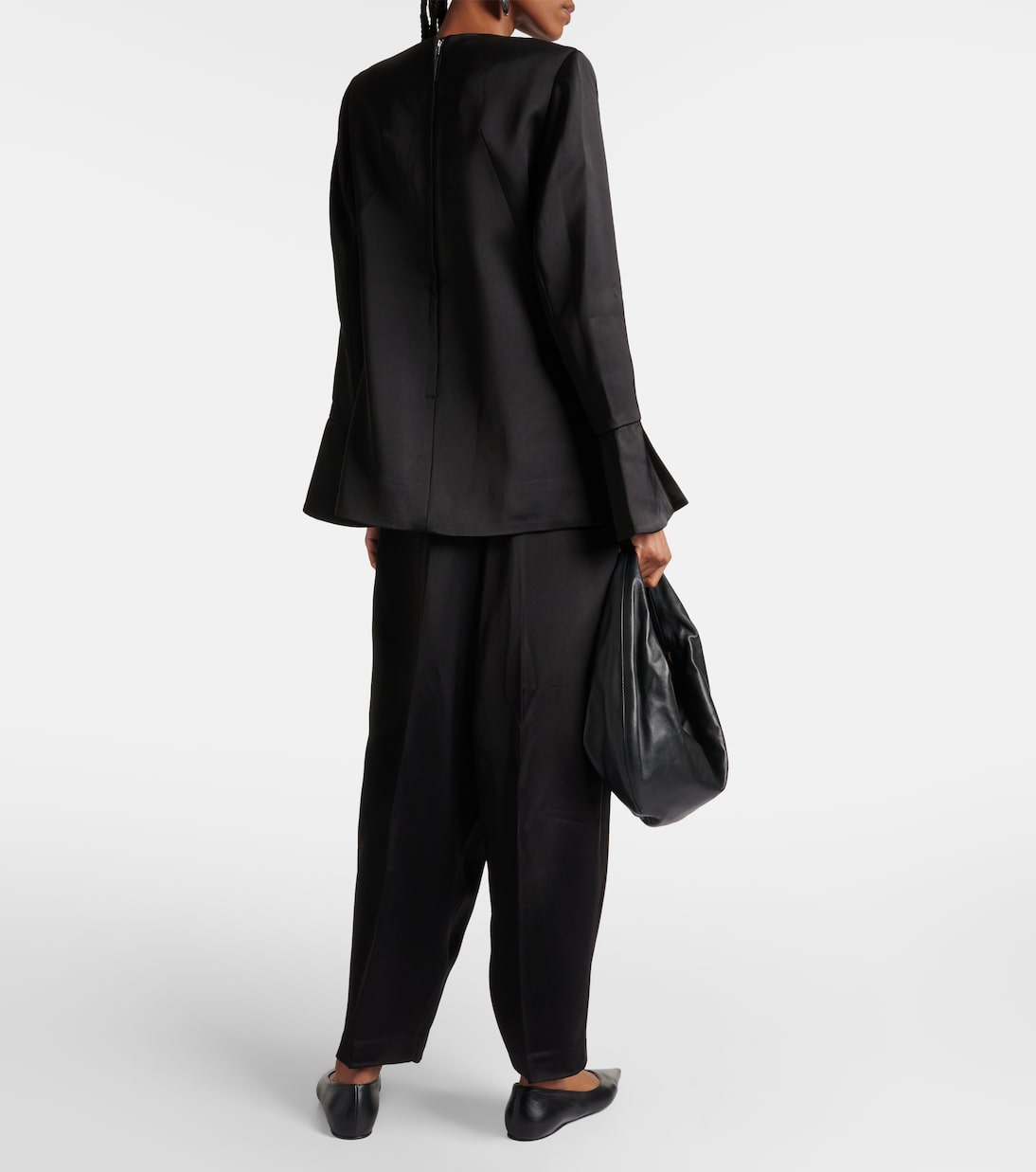 Bluse aus Crêpe | CO