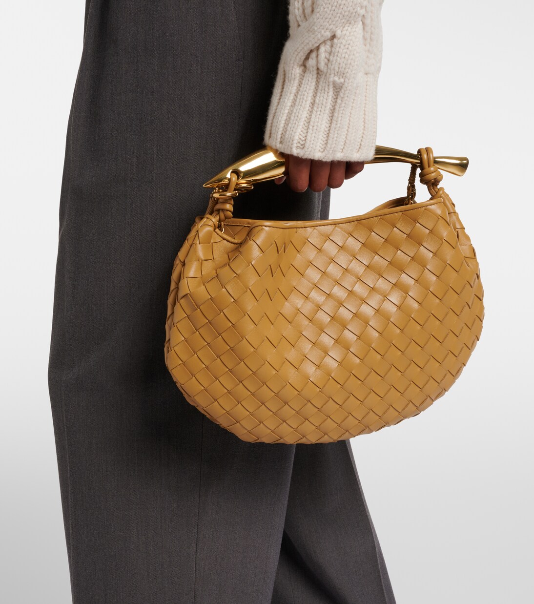 Sac Sardine Chain en cuir Intrecciato  | Bottega Veneta