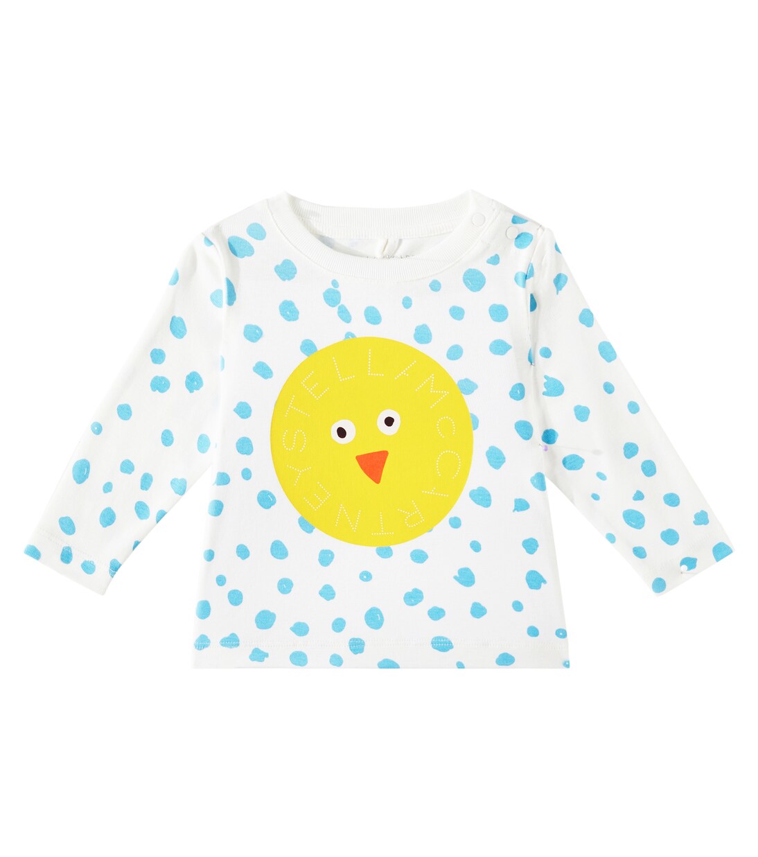 Baby polka-dot cotton jersey top | Stella McCartney Kids