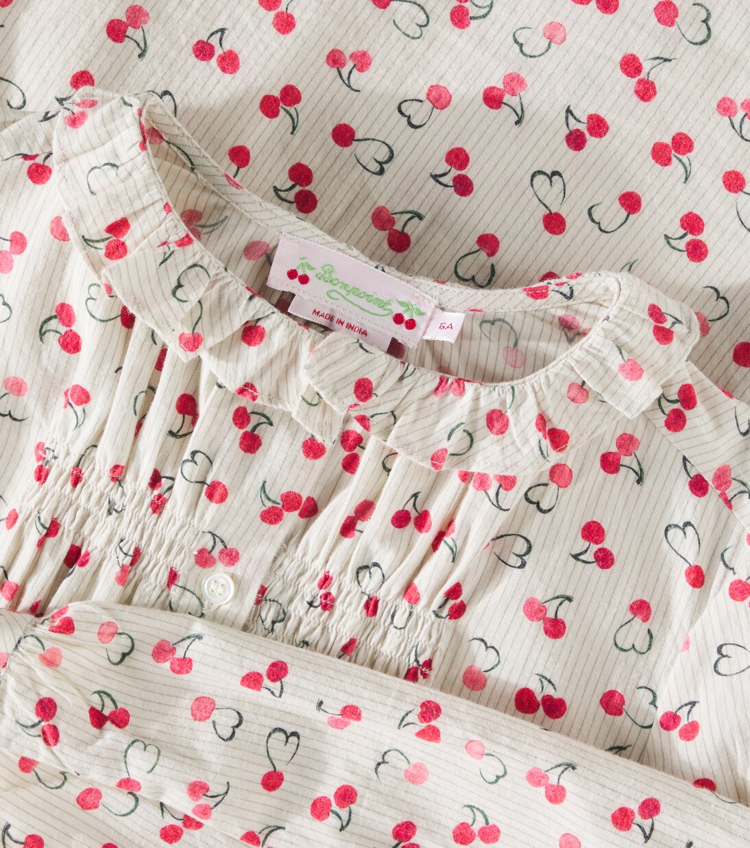 Gentille printed cotton blouse | Bonpoint