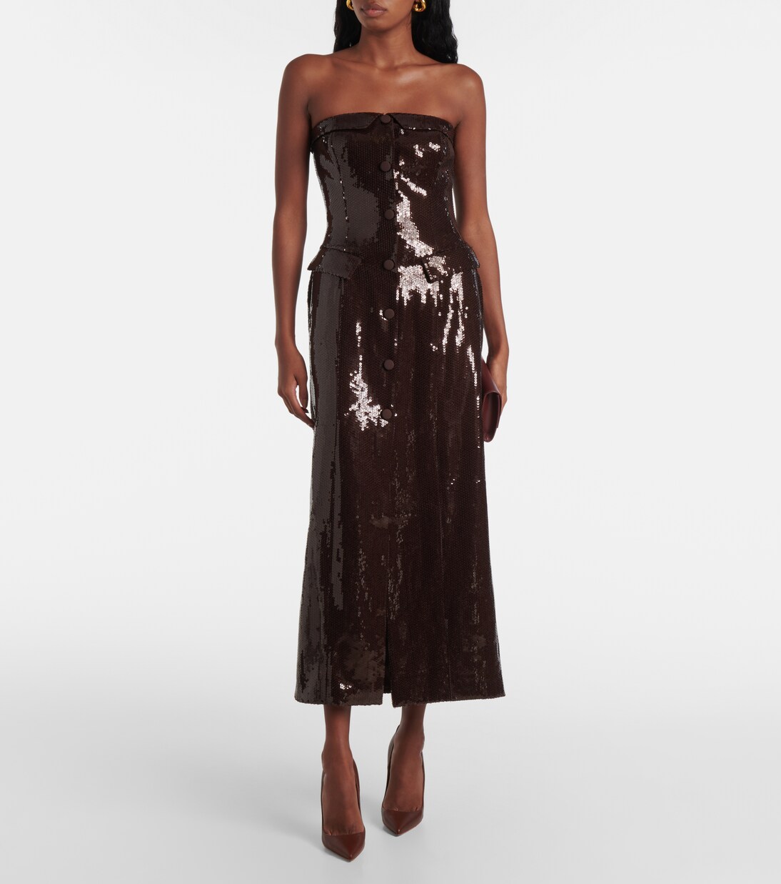 Midikleid mit Pailletten | Rotate