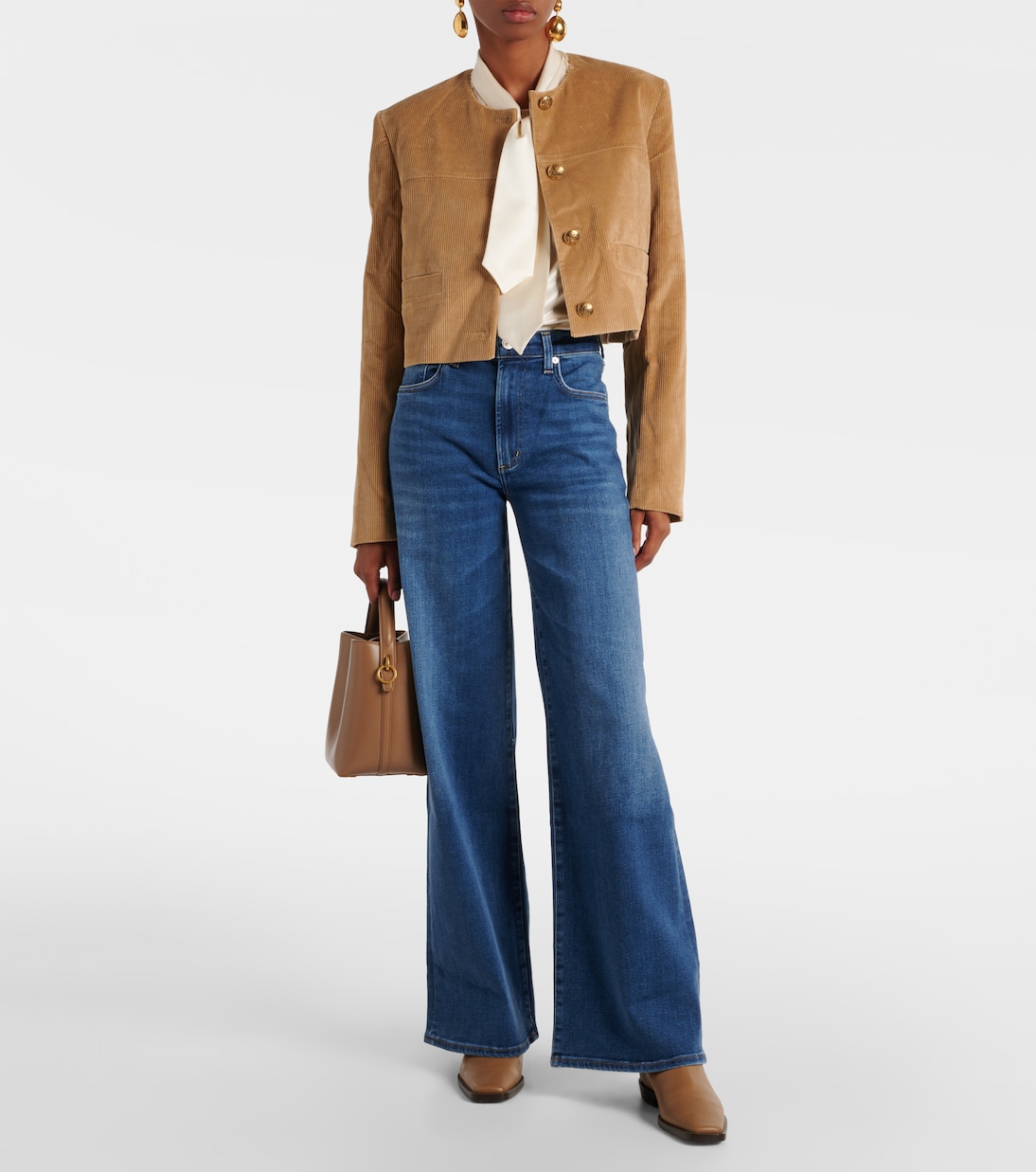 Cropped-Jacke Pia aus Baumwoll-Cord | Citizens of Humanity