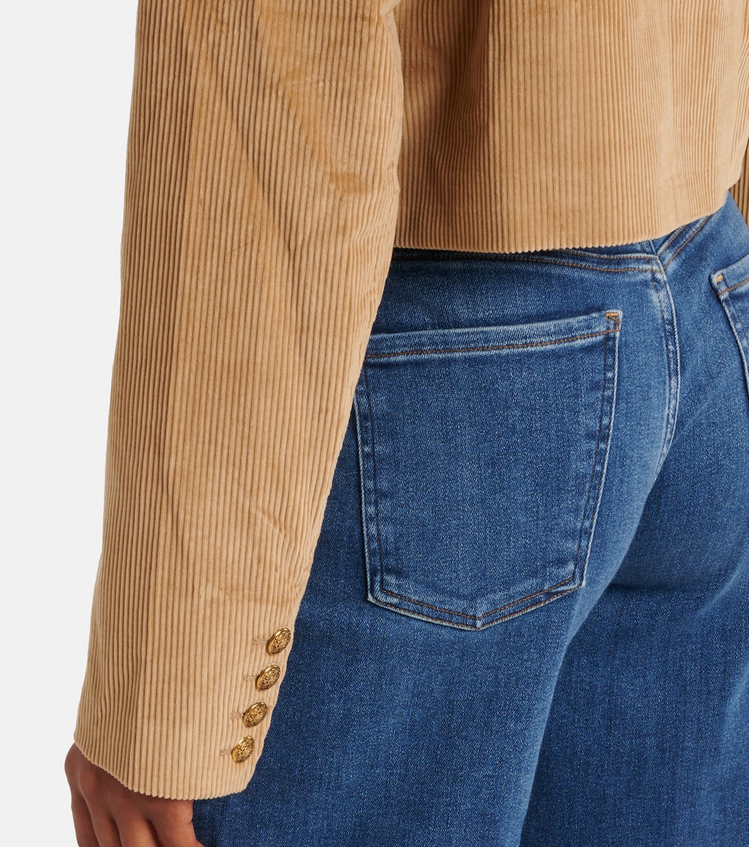 Cropped-Jacke Pia aus Baumwoll-Cord | Citizens of Humanity