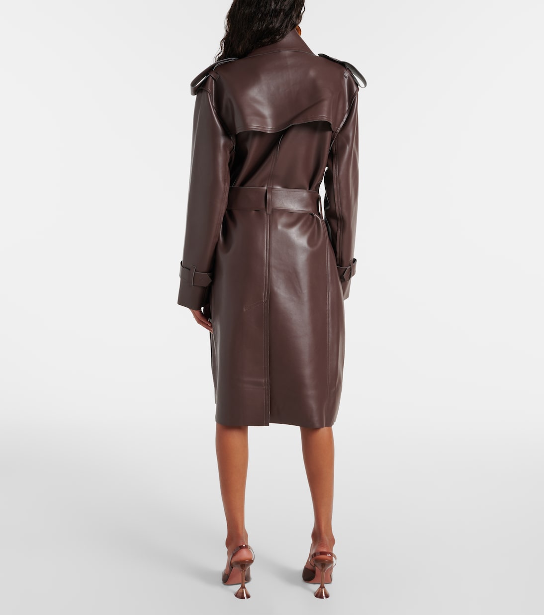 Trenchcoat aus Lederimitat | Norma Kamali