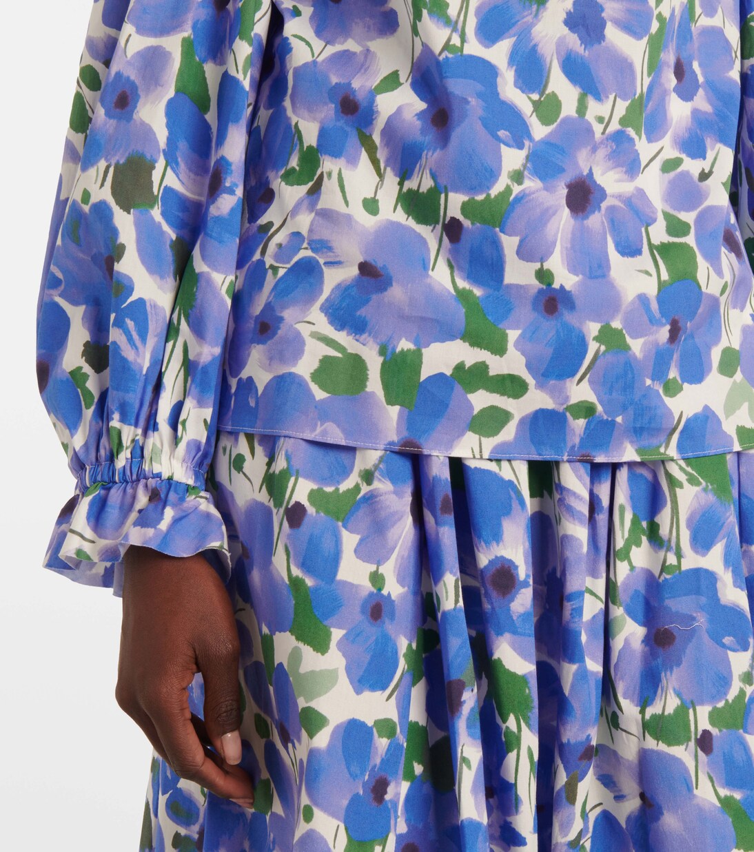 Bedrucktes Off-Shoulder-Top | Carolina Herrera