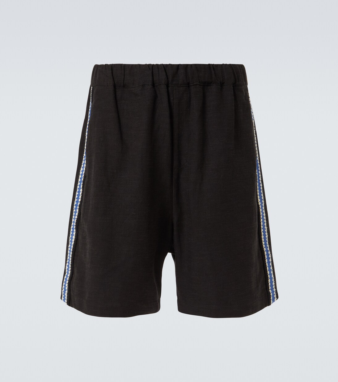 Crochet-trimmed shorts | Commas