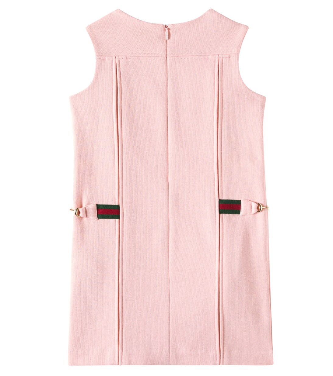 Web Stripe cotton dress | Gucci Kids