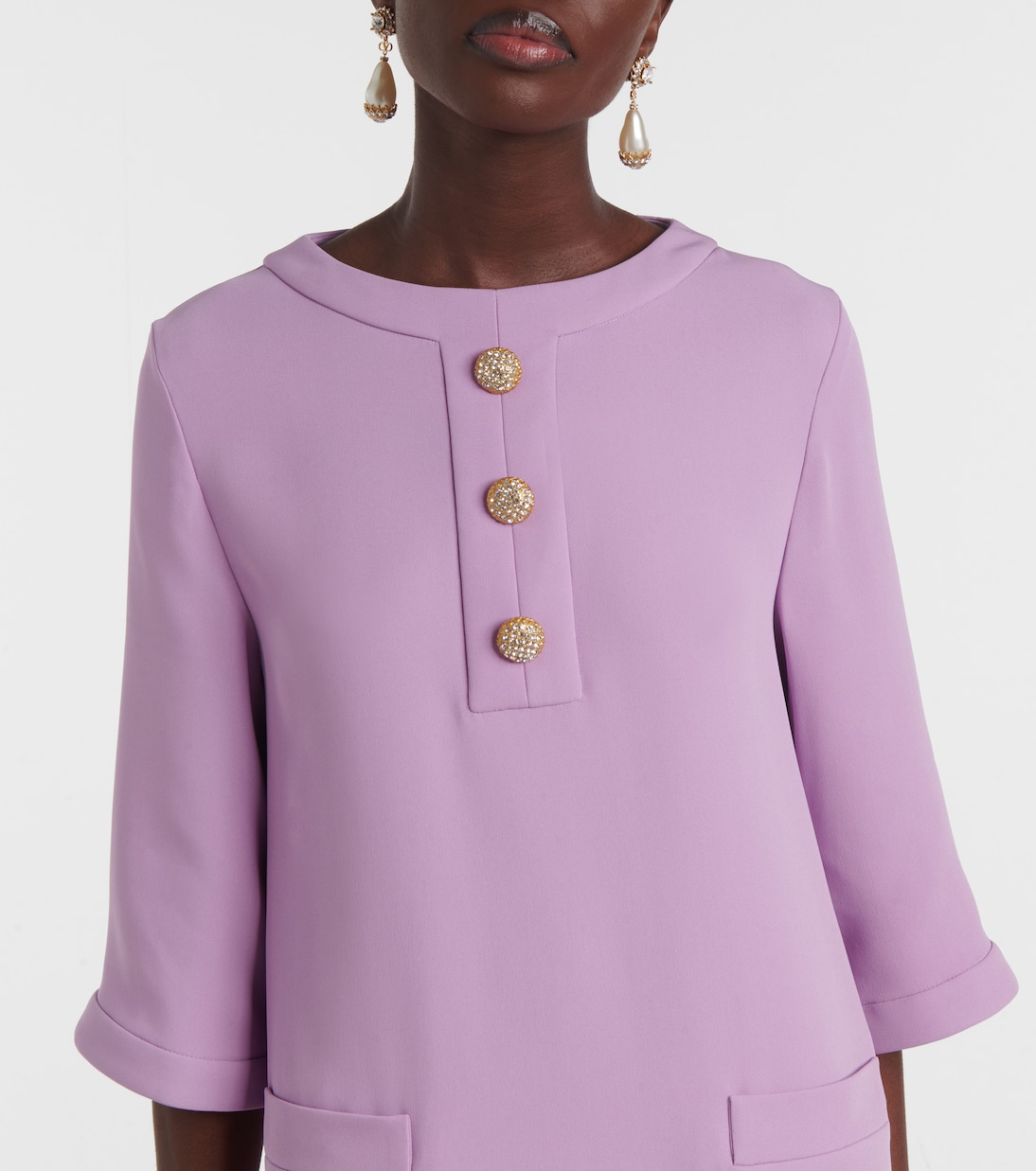 Silk cady gown | Valentino