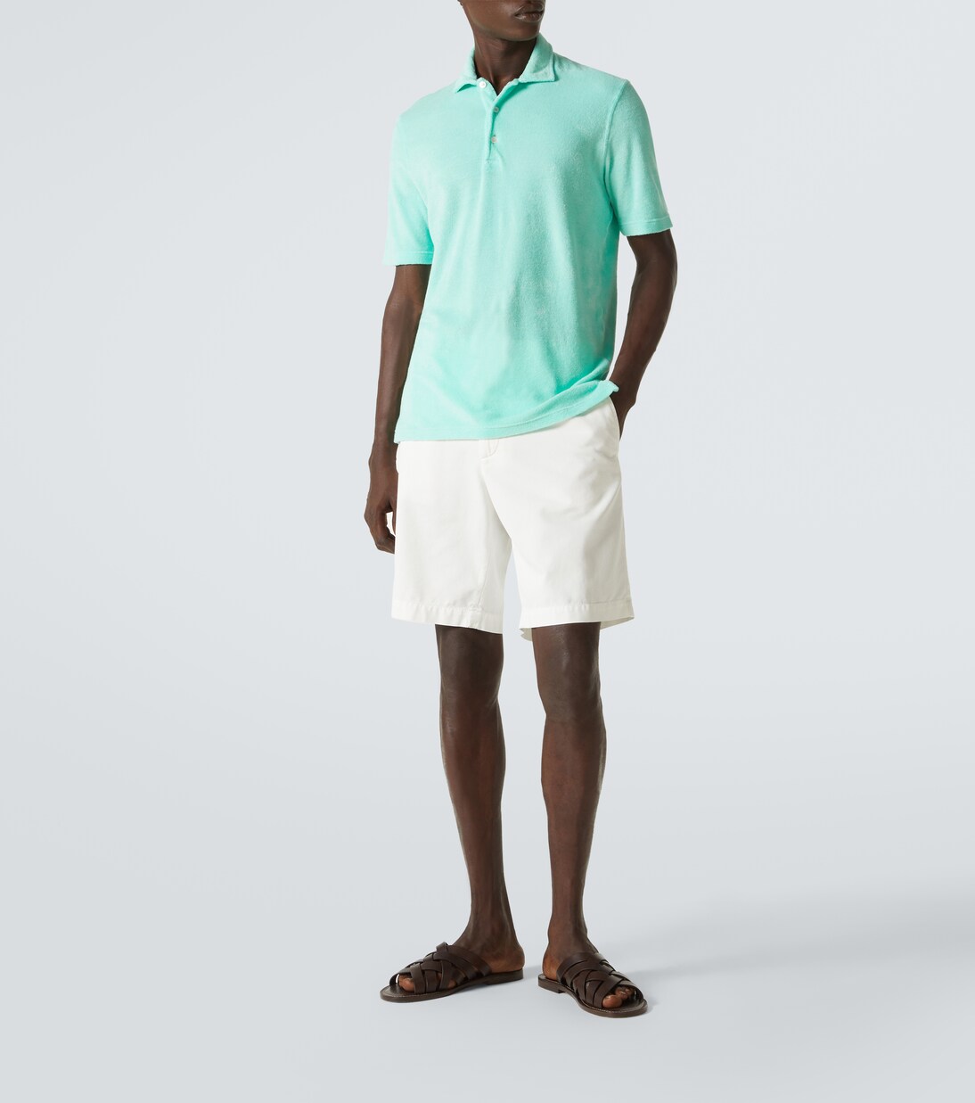 Polohemd aus Baumwollfrottee | Fedeli