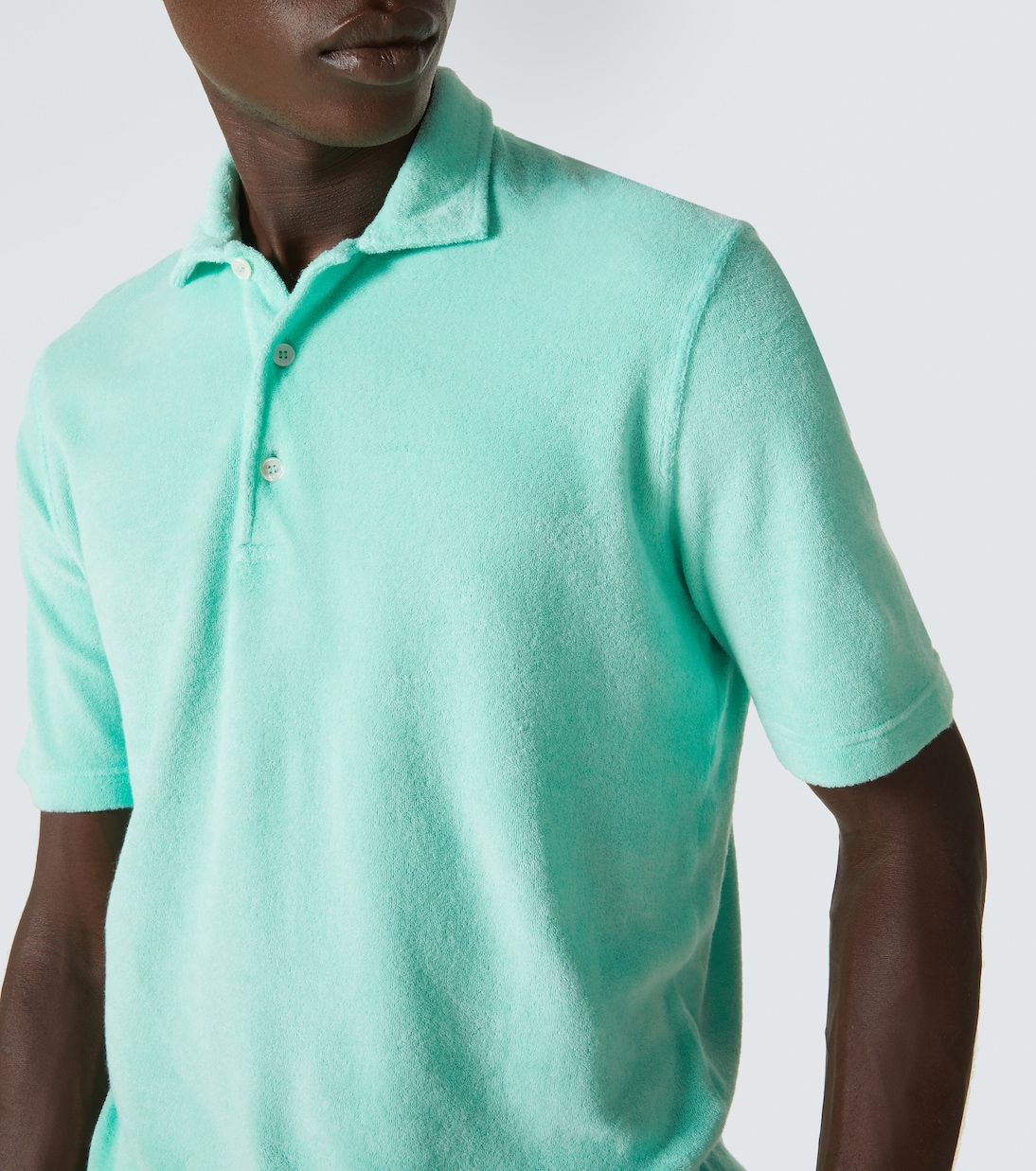Polohemd aus Baumwollfrottee | Fedeli