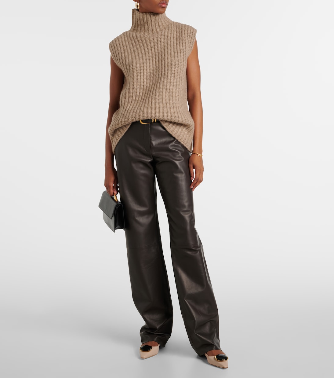 Chiaran leather ballet flats | Manolo Blahnik