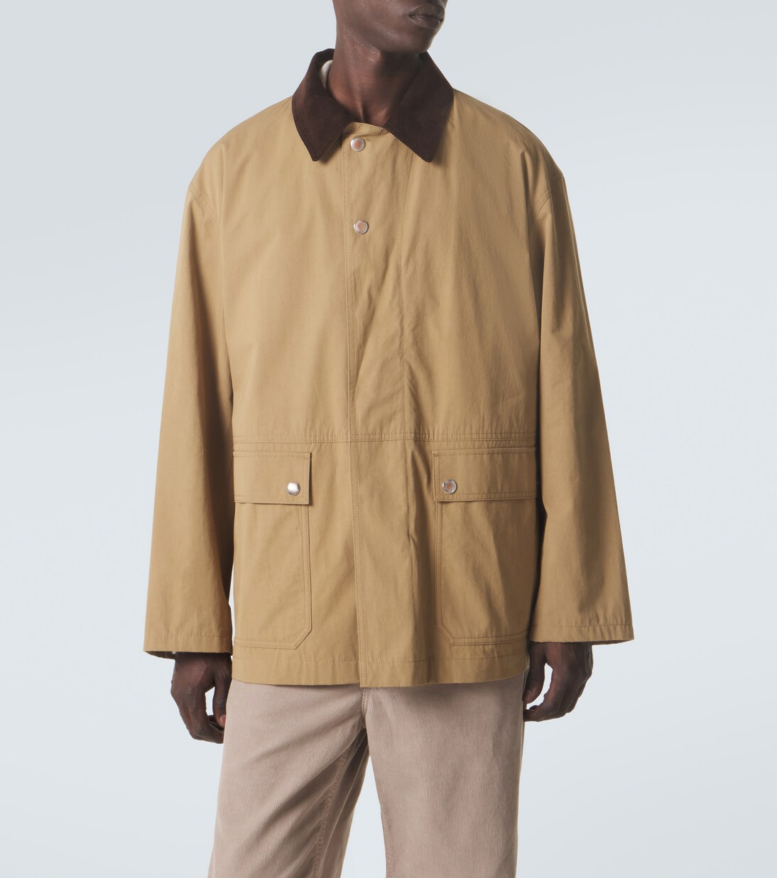 Frank 코듀로이 트리밍 코튼 재킷 | The Row