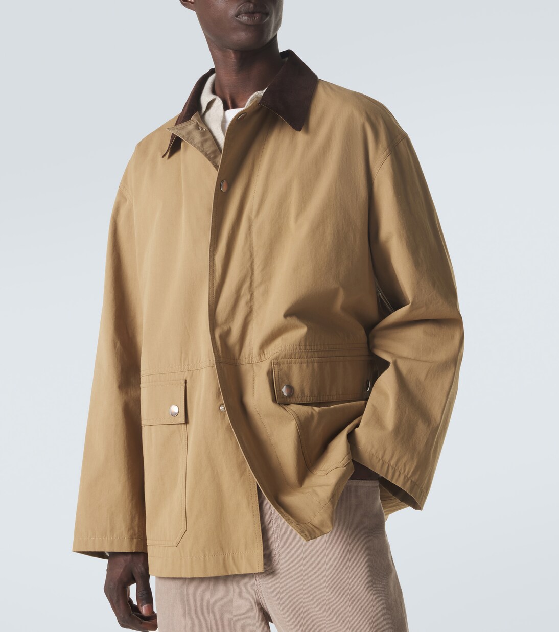 Frank 코듀로이 트리밍 코튼 재킷 | The Row