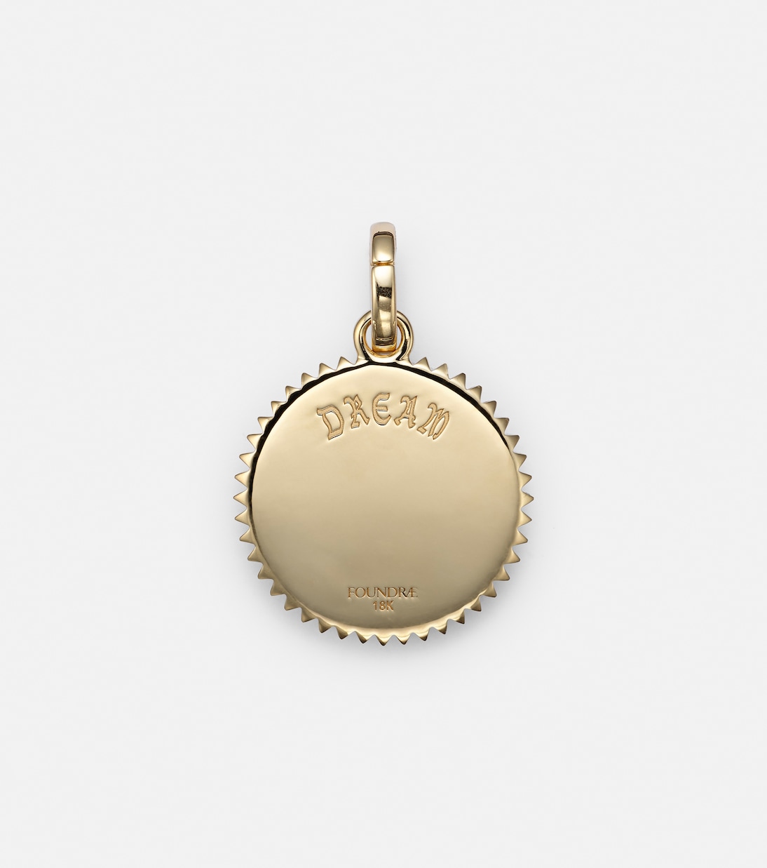 Anhänger Dream Medium aus 18kt Gelbgold mit Diamanten | FoundRae