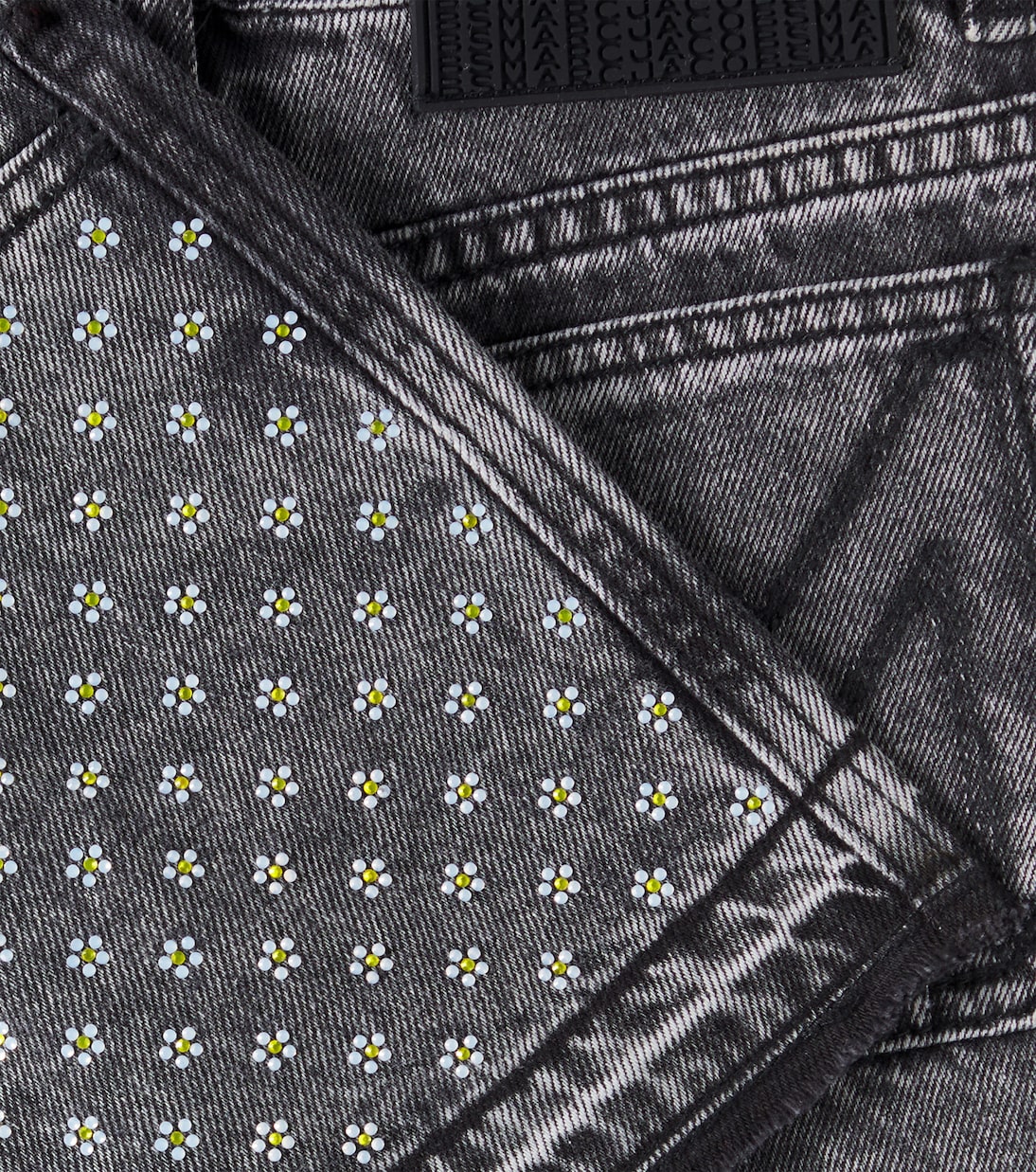 Embellished denim shorts | Marc Jacobs Kids